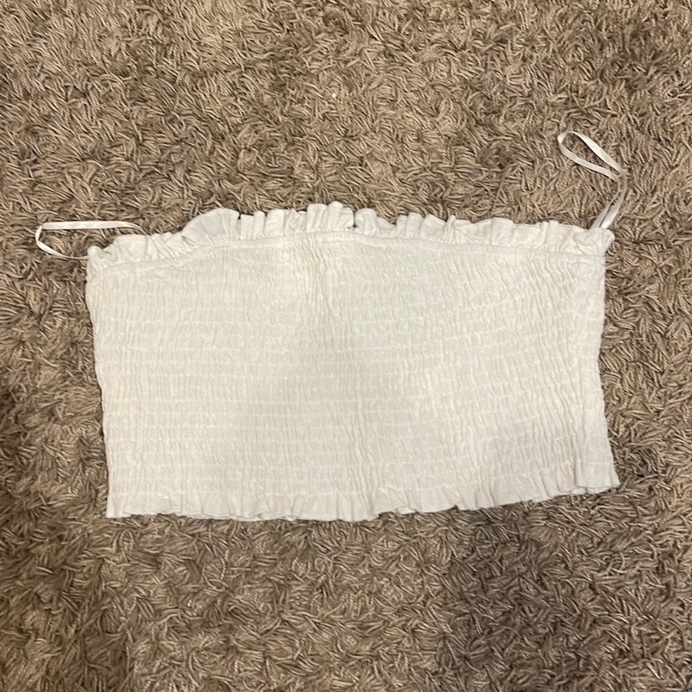 white tube top